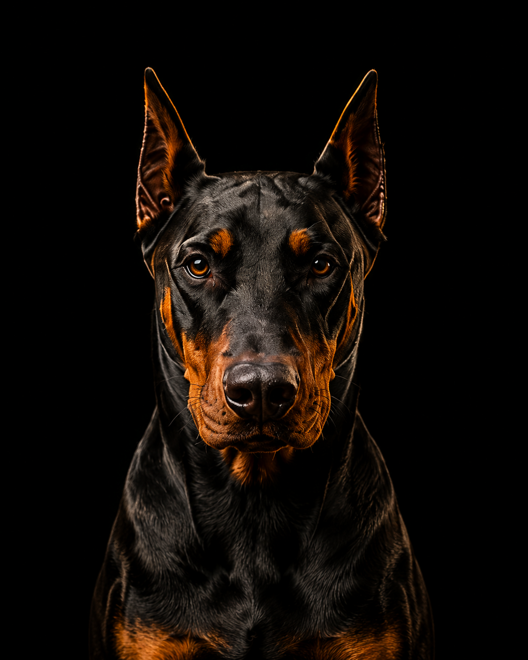 AKC-registered Doberman Pinscher puppy for sale from Wolfgang Puppies β health-tested parents